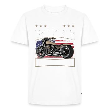 20 Anniversaire 2005 Moto Moto - T-shirt Premium bio Homme - blanc - Devant - Nico (187cm)