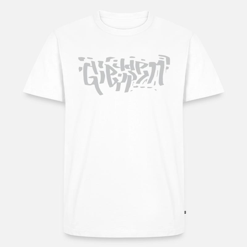 Giessen - Männer Premium Bio T-Shirt - Weiß
