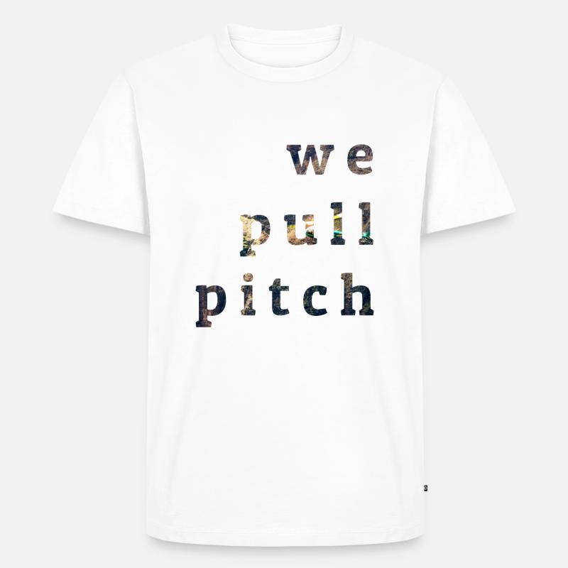 we pull pitch 1.0 - Männer Premium Bio T-Shirt - Weiß
