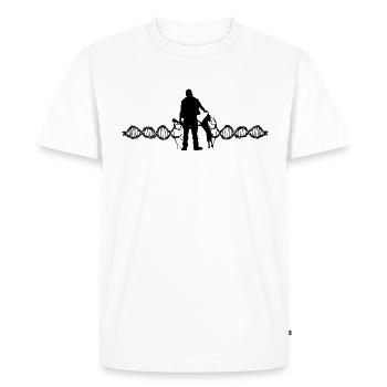 Hunting dog hunter - Men's Premium Organic T-Shirt - white - Front - Nico (187cm)