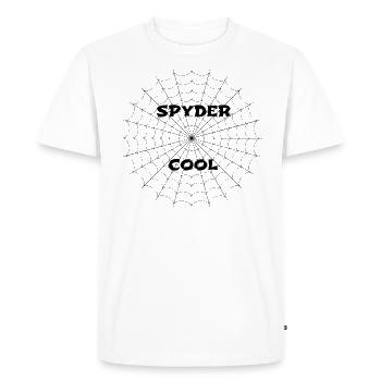 SPYDER COOL - T-shirt Premium bio Homme - blanc - Devant - Nico (187cm)