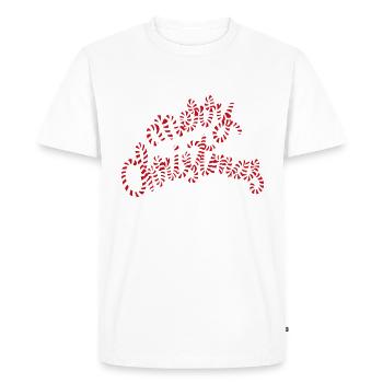 Merry Christmas - T-shirt Premium bio Homme - blanc - Devant - Nico (187cm)