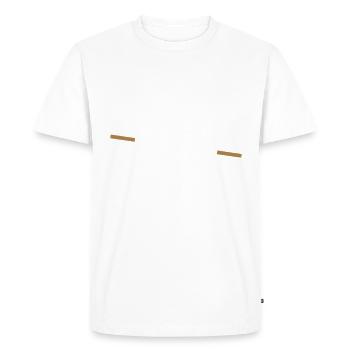 Original gift for man born in 2007! - Men's Premium Organic T-Shirt - white - Front - Nico (187cm)