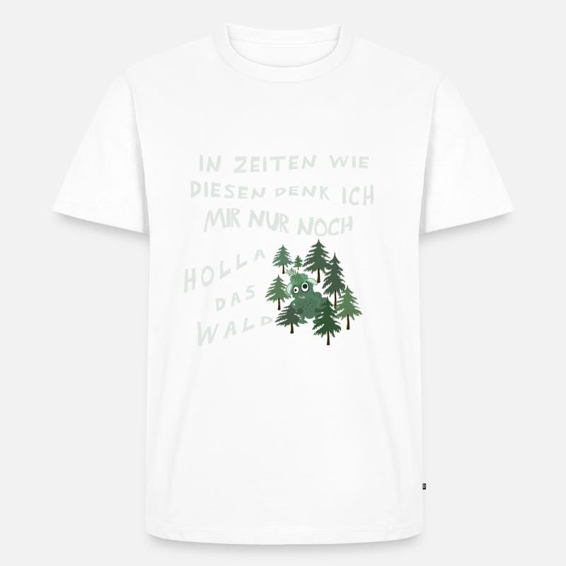 Holla, das Waldschaf! - Männer Premium Bio T-Shirt - undefined