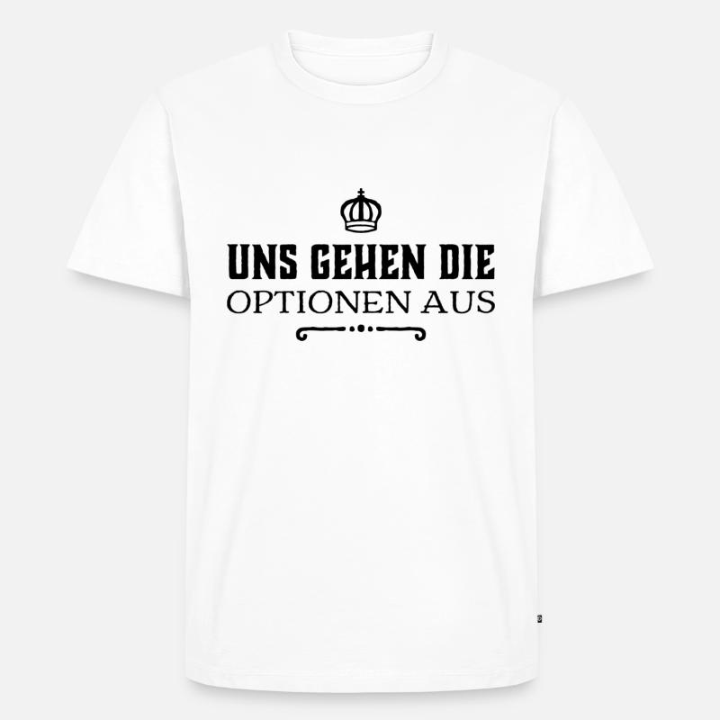 was können wir noch machen - Männer Premium Bio T-Shirt - Weiß