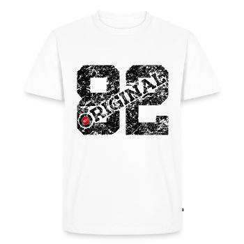 44TH BIRTHDAY 44 YEARS ORIGINAL 1982 - Men's Premium Organic T-Shirt - white - Front - Nico (187cm)