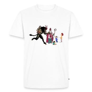 Nikolaus Krampus - Men's Premium Organic T-Shirt - white - Front - Nico (187cm)