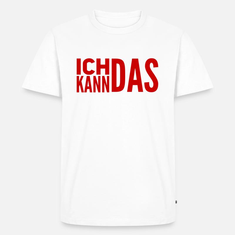 ich bin ein Könner - Männer Premium Bio T-Shirt - Weiß