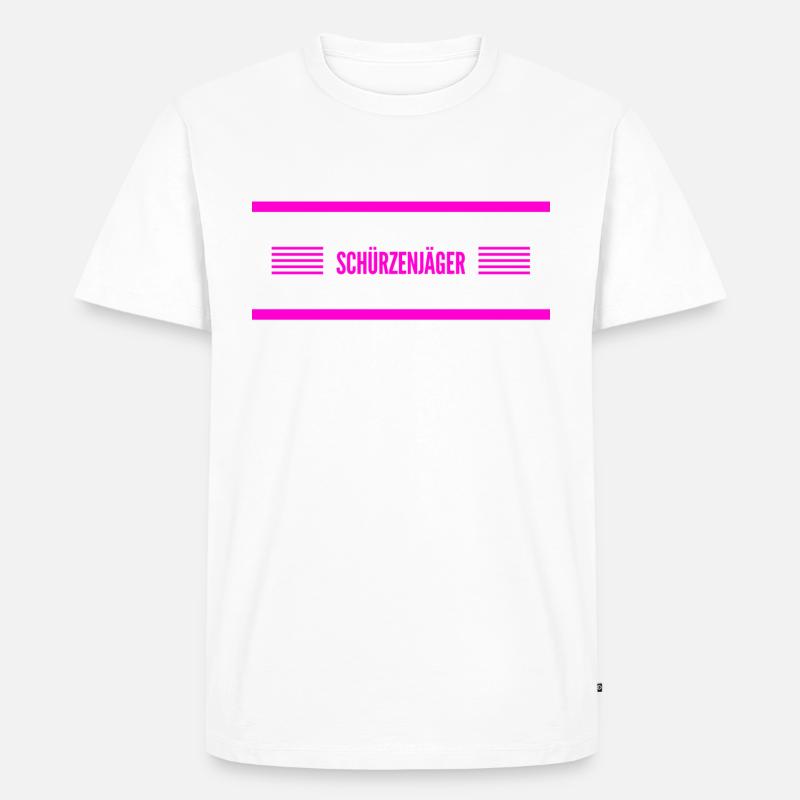 Frauenheld - Männer Premium Bio T-Shirt - Weiß