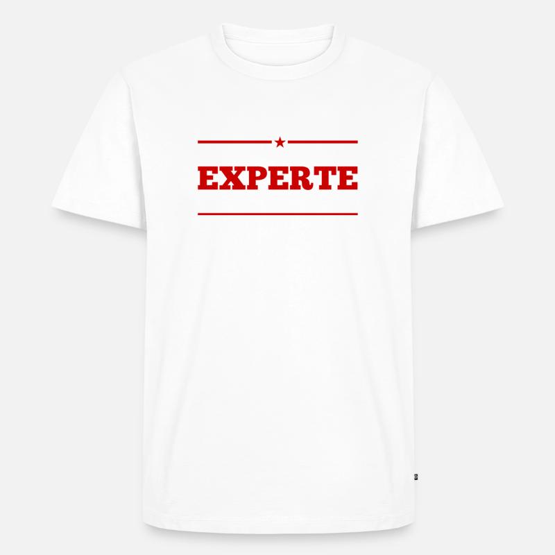 ich bin eine Koryphäe - Männer Premium Bio T-Shirt - Weiß