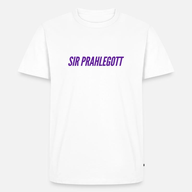 ich bin ein Angeber - Männer Premium Bio T-Shirt - Weiß