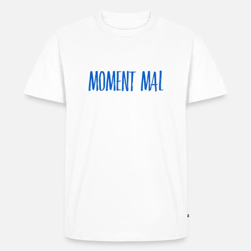 da bin ich kritisch - Männer Premium Bio T-Shirt - Weiß