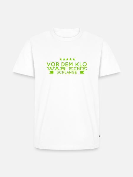 es hat länger gedauert - Männer Premium Bio T-Shirt - Weiß
