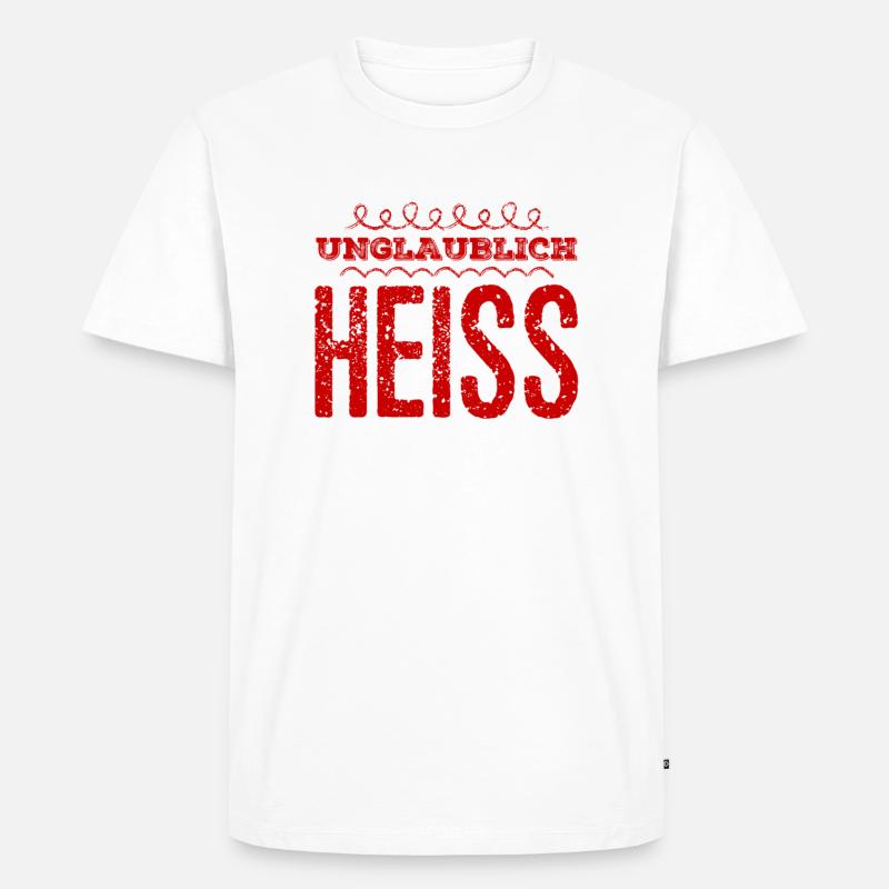 ich bin anmutig - Männer Premium Bio T-Shirt - Weiß