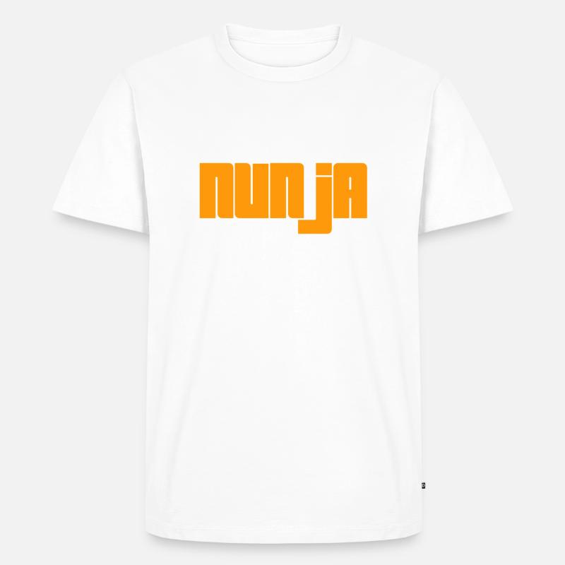 ich bin unsicher - Männer Premium Bio T-Shirt - Weiß