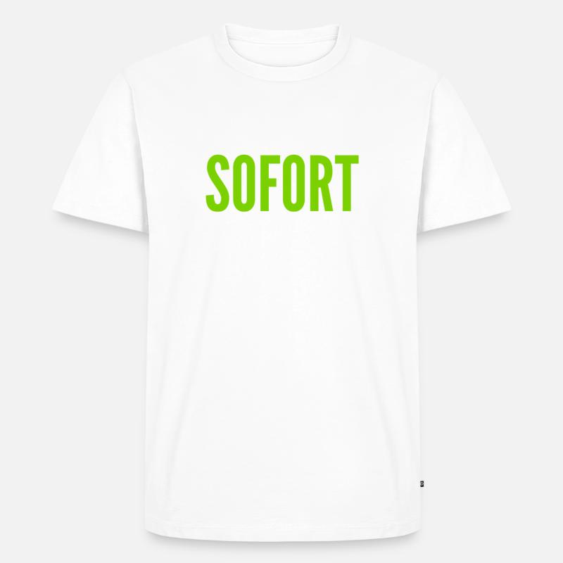 es muss jetzt sein - Männer Premium Bio T-Shirt - Weiß