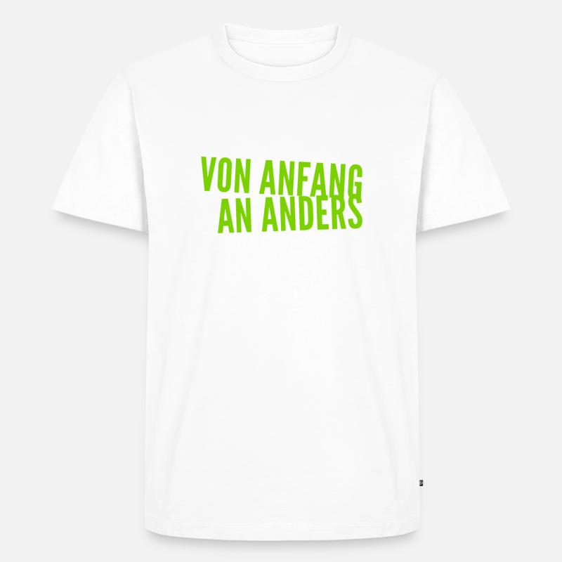 ich bin anders - Männer Premium Bio T-Shirt - Weiß