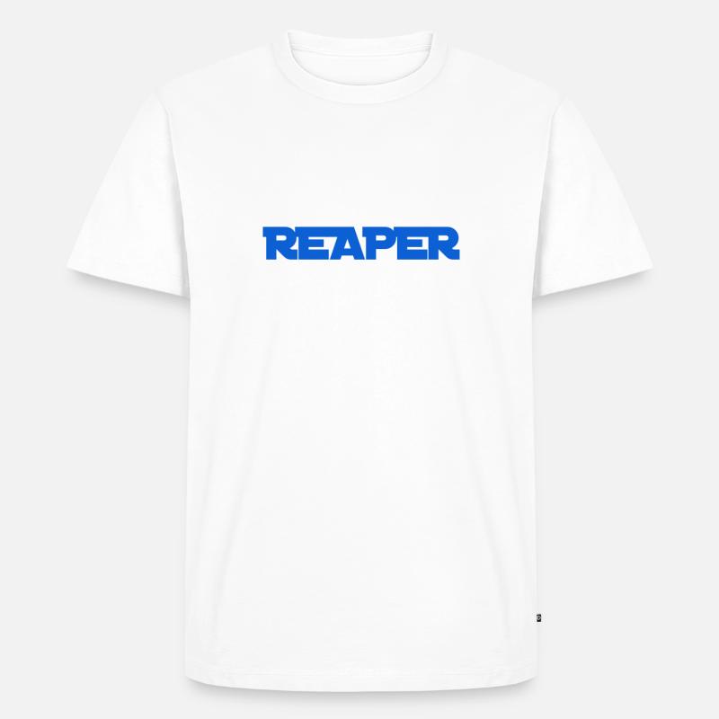 ich bin der Reaper - Männer Premium Bio T-Shirt - Weiß