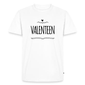 Il y a un Valenteen devant vous - T-shirt Premium bio Homme - blanc - Devant - Nico (187cm)