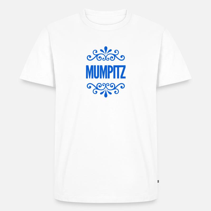 voll der Mumpitz - Männer Premium Bio T-Shirt - Weiß