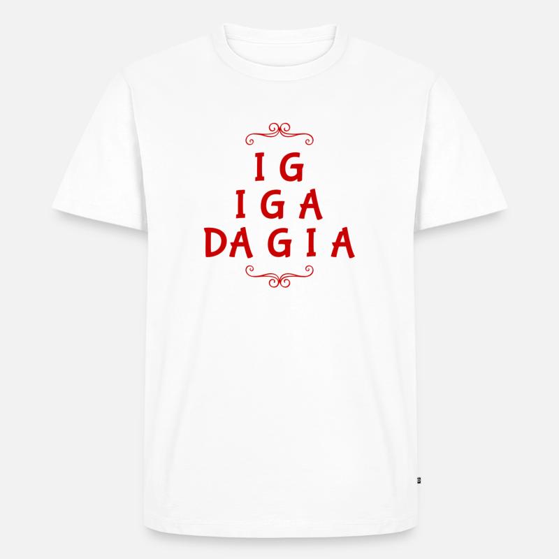 ich verschwinde auch - Männer Premium Bio T-Shirt - Weiß