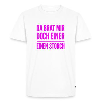 I'm surprised - Men's Premium Organic T-Shirt - white - Front - Nico (187cm)