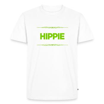 Je suis un hippie - T-shirt Premium bio Homme - blanc - Devant - Nico (187cm)
