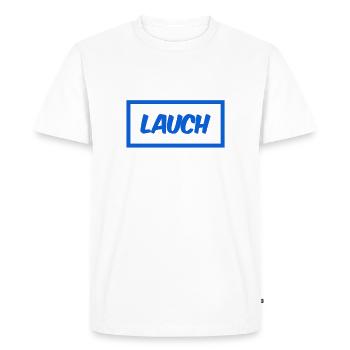 I'm a real leek - Men's Premium Organic T-Shirt - white - Front - Nico (187cm)