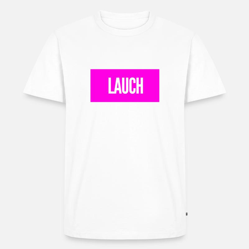 ich bin ein echter Lauch - Männer Premium Bio T-Shirt - Weiß