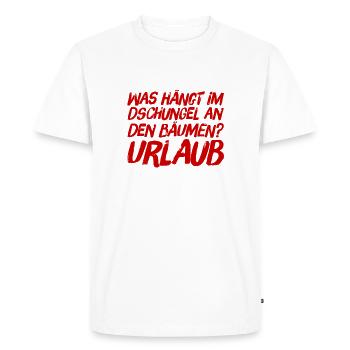 Holiday - Men's Premium Organic T-Shirt - white - Front - Nico (187cm)