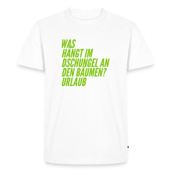 that's called a holiday - Men's Premium Organic T-Shirt - white - Front - Nico (187cm)