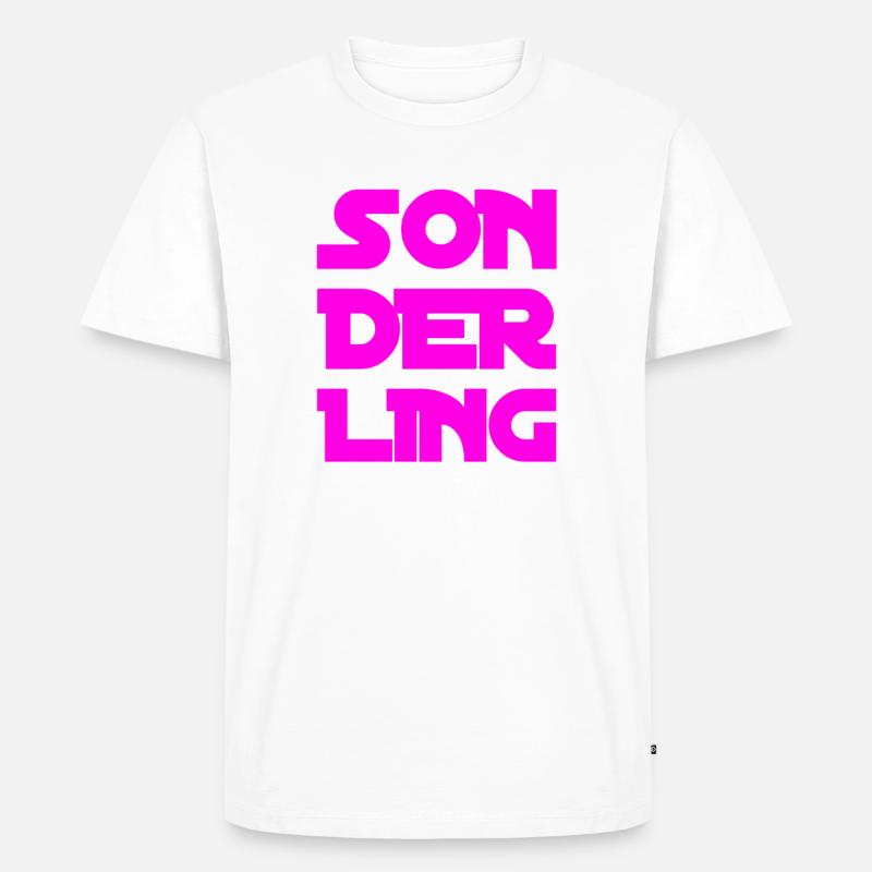 ich bin ein Sonderling - Männer Premium Bio T-Shirt - Weiß