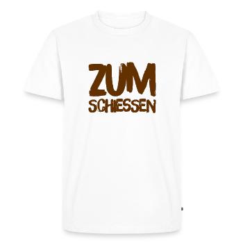 That's funny - Men's Premium Organic T-Shirt - white - Front - Nico (187cm)