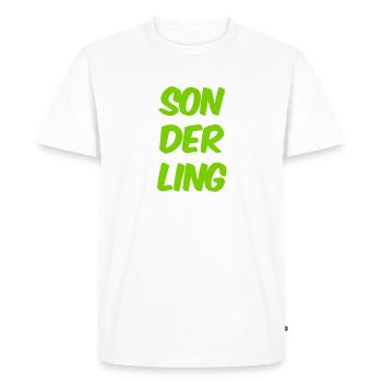 an oddball - Men's Premium Organic T-Shirt - white - Front - Nico (187cm)