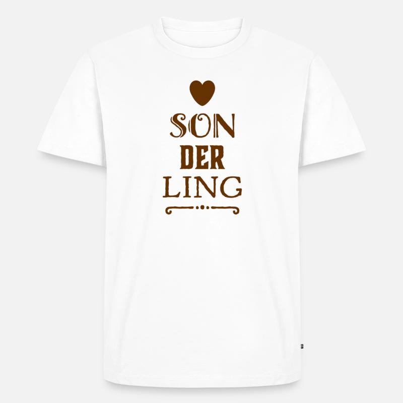 ich bin ein Sonderling - Männer Premium Bio T-Shirt - Weiß
