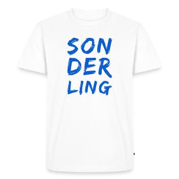 Je suis unique - T-shirt Premium bio Homme - blanc - Devant - Nico (187cm)