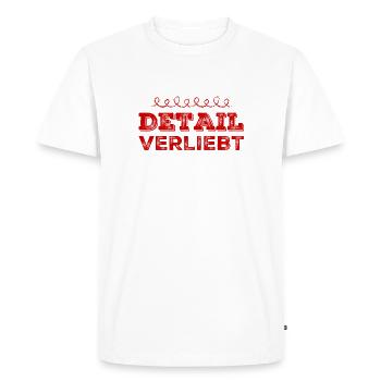Les détails sont superbes - T-shirt Premium bio Homme - blanc - Devant - Nico (187cm)