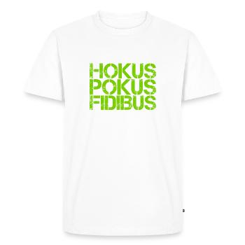 C’est magique - T-shirt Premium bio Homme - blanc - Devant - Nico (187cm)