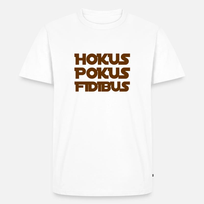 ich bin ein Zauberer - Männer Premium Bio T-Shirt - Weiß