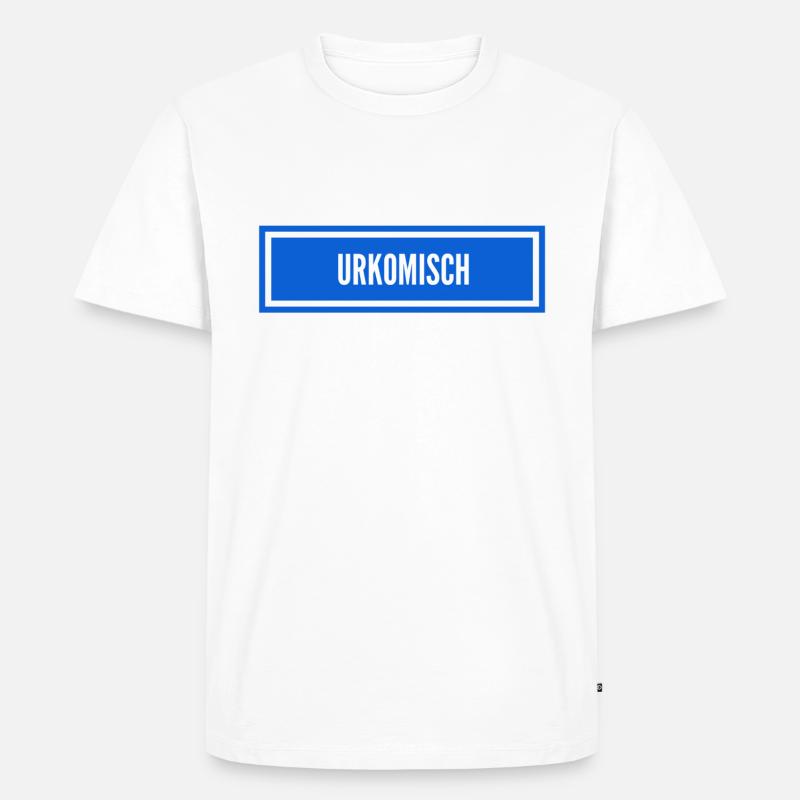 Comme c’est drôle - T-shirt Premium bio Homme - blanc