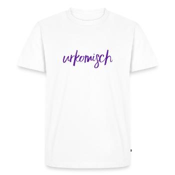 C’est marrant - T-shirt Premium bio Homme - blanc - Devant - Nico (187cm)