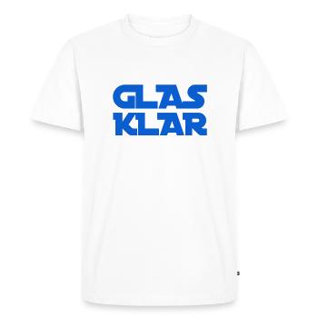 C’est juste - T-shirt Premium bio Homme - blanc - Devant - Nico (187cm)