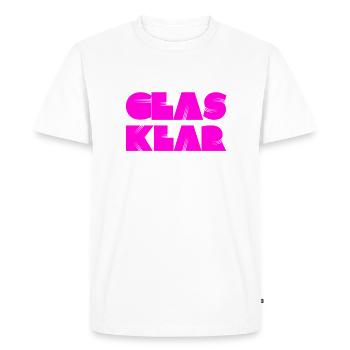 Il n’y a rien de plus clair que cela - T-shirt Premium bio Homme - blanc - Devant - Nico (187cm)