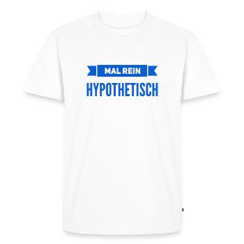 times accepted - Men's Premium Organic T-Shirt - white - Front - Nico (187cm)