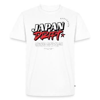 Japan Drift (JDM, Tuning, Drifting) - Men's Premium Organic T-Shirt - white - Front - Nico (187cm)