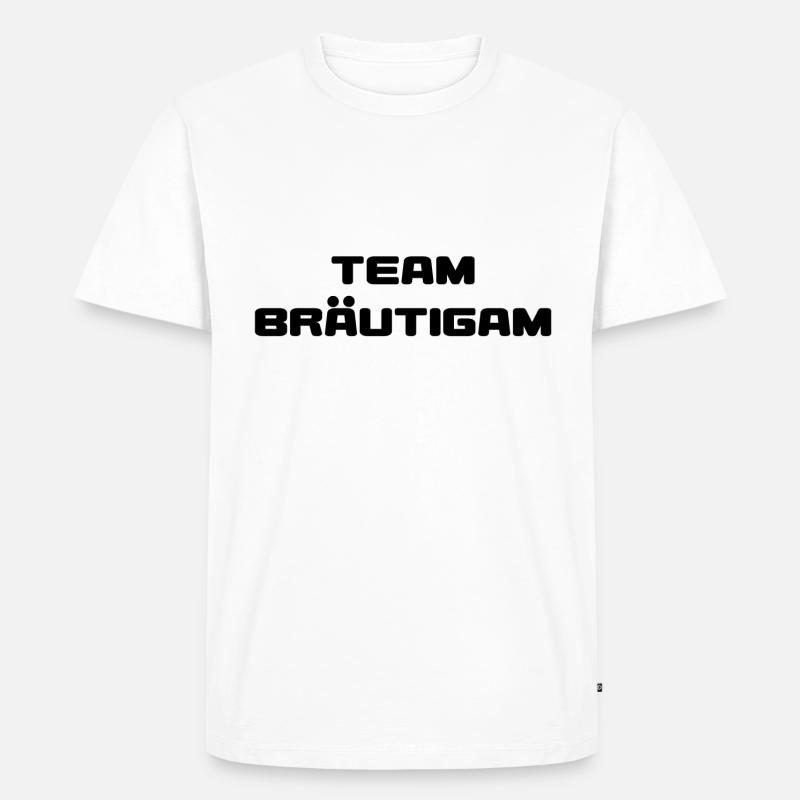 Junggesellenabschied - Männer Premium Bio T-Shirt - Weiß
