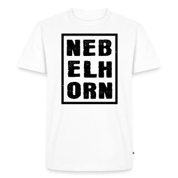 Nebelhorn 2224 m Allgäu Allgäu Alps Oberstdorf - Men's Premium Organic T-Shirt - white - Front - Nico (187cm)