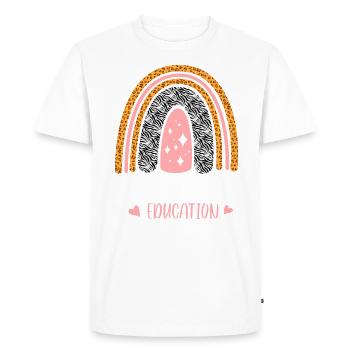 Conception de l’éducation de l’enfance en difficulté pour l’éducation de l’enfance en - T-shirt Premium bio Homme - blanc - Devant - Nico (187cm)