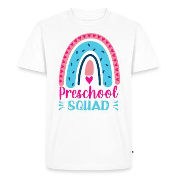 Preschool-kader-design For preschool-kader-team - Men's Premium Organic T-Shirt - white - Front - Nico (187cm)