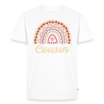 Vetter-regenbogen-entwurf Pour - T-shirt Premium bio Homme - blanc - Devant - Nico (187cm)